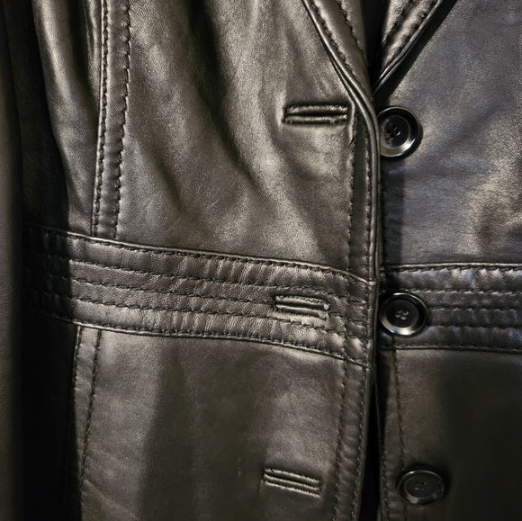 Avanti Leather Jacket Woman Large - Picture 6 of 9